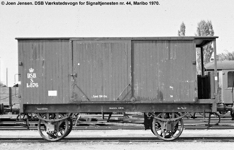 DSB Værkstedsvogn for Signaltjenesten nr. 44 DSB Værkstedsvogn for Signaltjenesten nr. 44