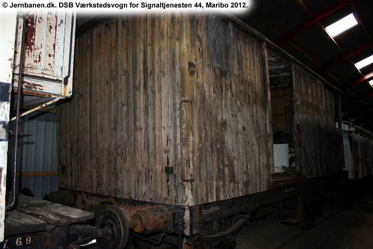 DSB Værkstedsvogn for Signaltjenesten nr. 44 DSB Værkstedsvogn for Signaltjenesten nr. 44