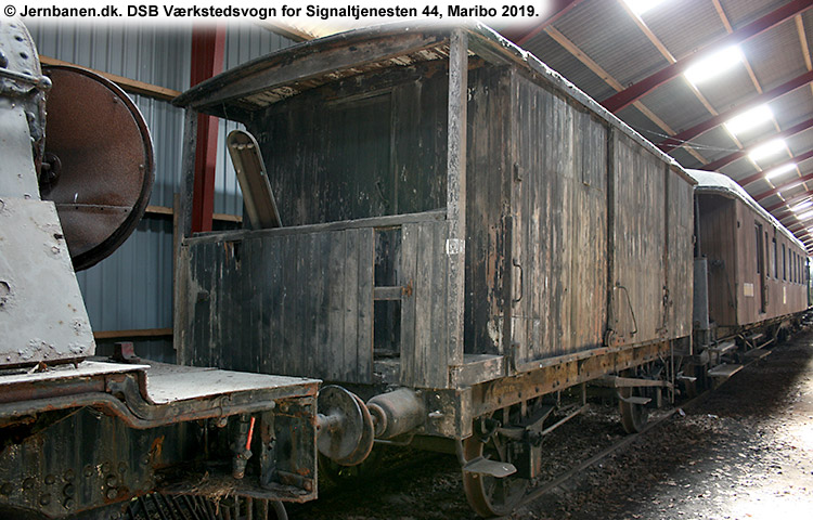 DSB Værkstedsvogn for Signaltjenesten nr. 44 DSB Værkstedsvogn for Signaltjenesten nr. 44