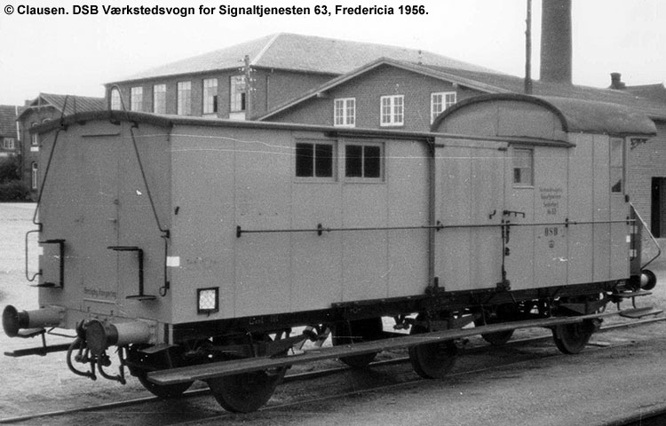 DSB Værkstedsvogn for Signaltjenesten nr. 63