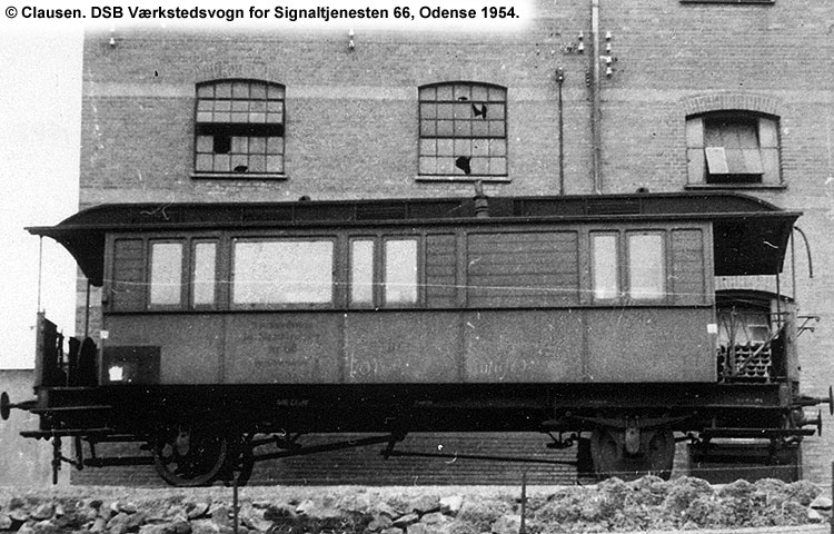 DSB Værkstedsvogn for Signaltjenesten nr. 66 DSB Værkstedsvogn for Signaltjenesten nr. 66