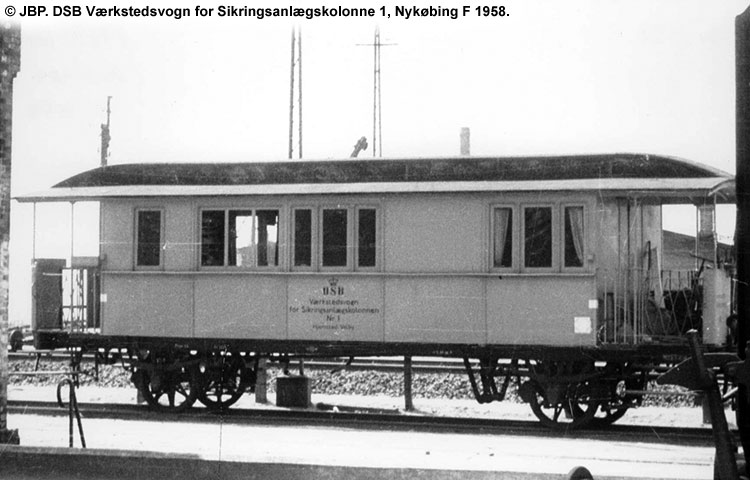 DSB Værkstedsvogn for Sikringsanlægskolonne nr. 1