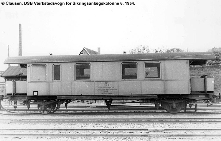 DSB Værkstedsvogn for Sikringsanlægskolonne nr. 6