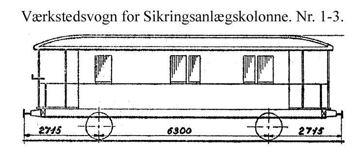 DSB Værkstedsvogn for Sikringsanlægskolonne nr. 1