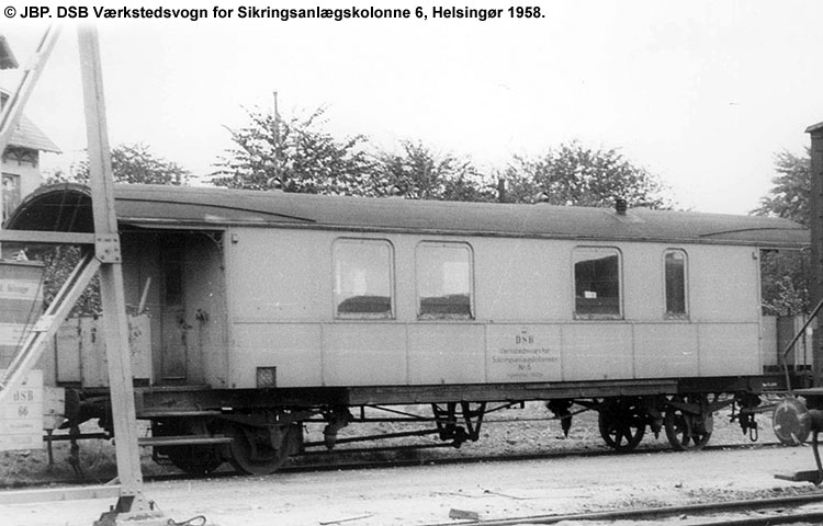 DSB Værkstedsvogn for Sikringsanlægskolonne nr. 6