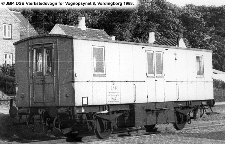 DSB Værkstedsvogn for Vognopsynet nr. 8