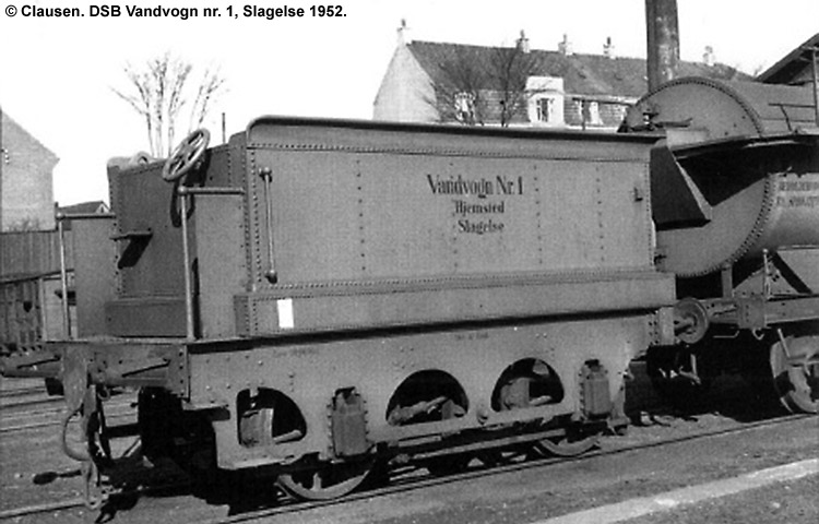 DSB Vandvogn nr. 1 DSB Vandvogn nr. 1