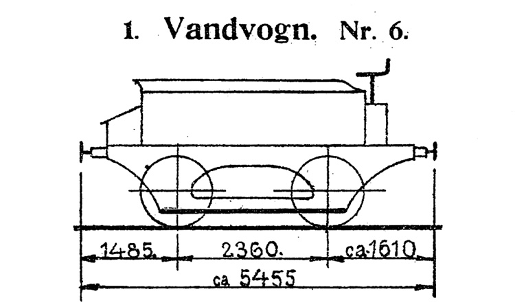 DSB Vandvogn nr. 6 DSB Vandvogn nr. 6