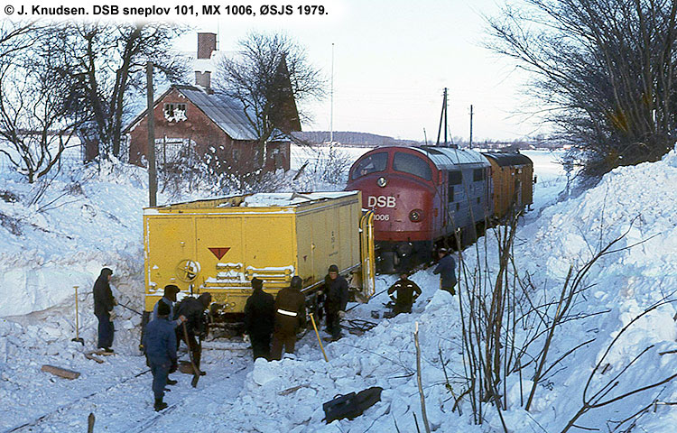 DSB Specialvogn 101<br>Sneplov DSB Specialvogn 101<br>Sneplov
