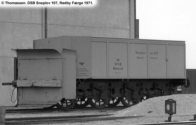 DSB Specialvogn 107<br>Sneplov DSB Specialvogn 107<br>Sneplov