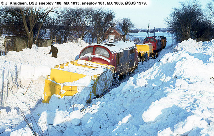 DSB Specialvogn 108<br>Sneplov