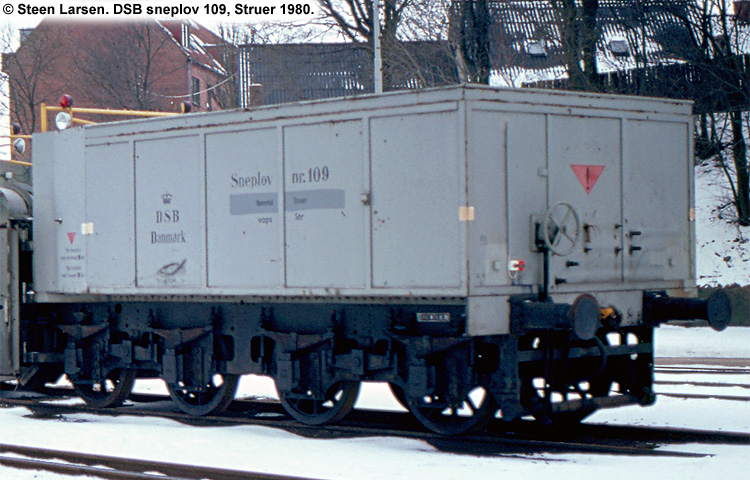 DSB Specialvogn 109<br>Sneplov