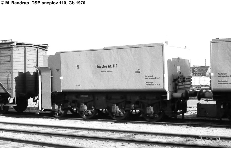 DSB Specialvogn 110<br>Sneplov DSB Specialvogn 110<br>Sneplov