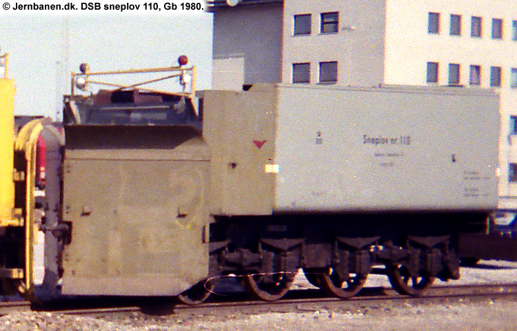 DSB Specialvogn 110<br>Sneplov DSB Specialvogn 110<br>Sneplov