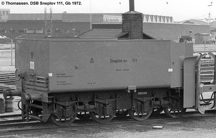 DSB Specialvogn 111<br>Sneplov