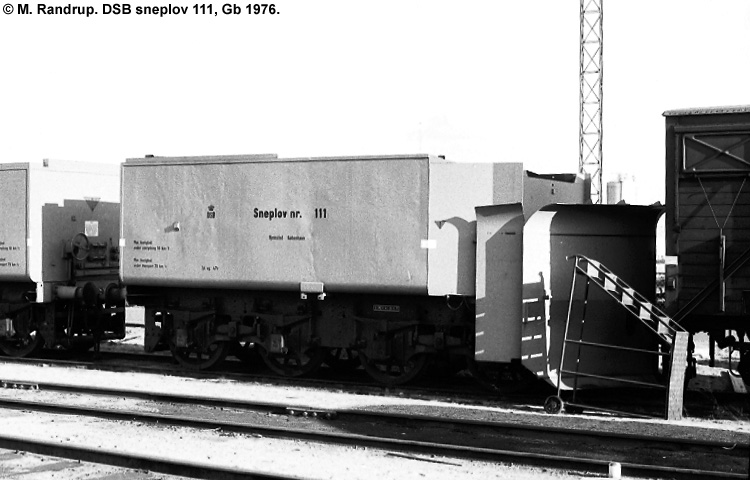DSB Specialvogn 111<br>Sneplov DSB Specialvogn 111<br>Sneplov