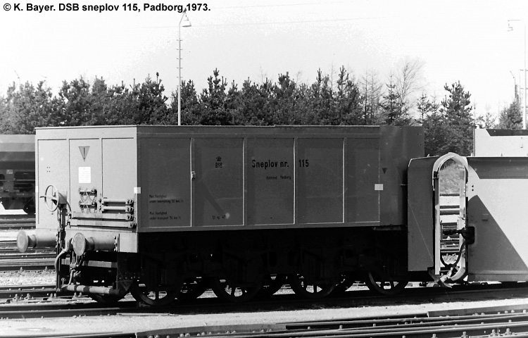 DSB Specialvogn 115<br>Sneplov DSB Specialvogn 115<br>Sneplov