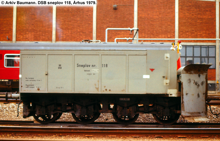 DSB Specialvogn 118<br>Sneplov