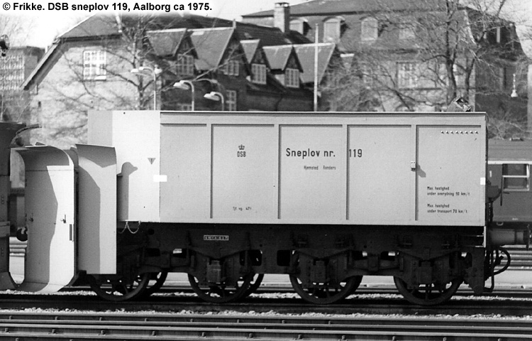 DSB Specialvogn 119<br>Sneplov DSB Specialvogn 119<br>Sneplov