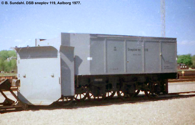 DSB Specialvogn 119<br>Sneplov DSB Specialvogn 119<br>Sneplov