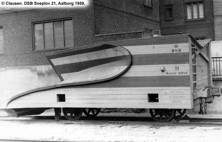 DSB Specialvogn 21<br>Sneplov DSB Specialvogn 21<br>Sneplov