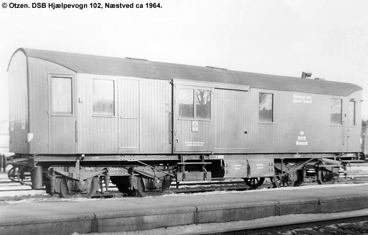 DSB Specialvogn 102<br>Hjælpevogn DSB Specialvogn 102<br>Hjælpevogn