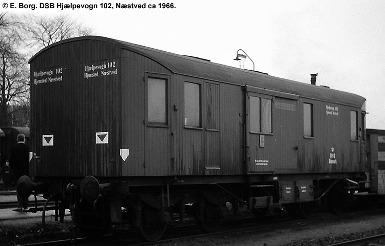 DSB Specialvogn 102<br>Hjælpevogn DSB Specialvogn 102<br>Hjælpevogn