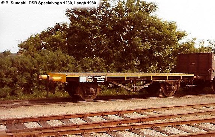 DSB Specialvogn 1230<br>Transportvogn for Sporingeniøren, Århus DSB Specialvogn 1230<br>Transportvogn for Sporingeniøren, Århus