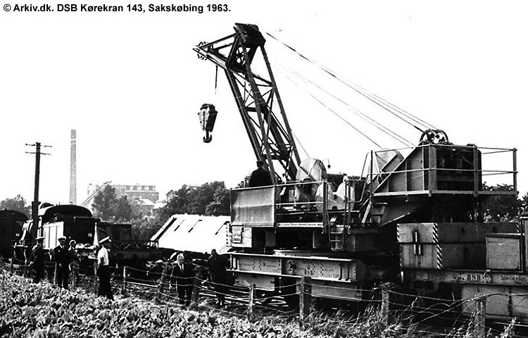 DSB Specialvogn 143<br>Kørekran DSB Specialvogn 143<br>Kørekran