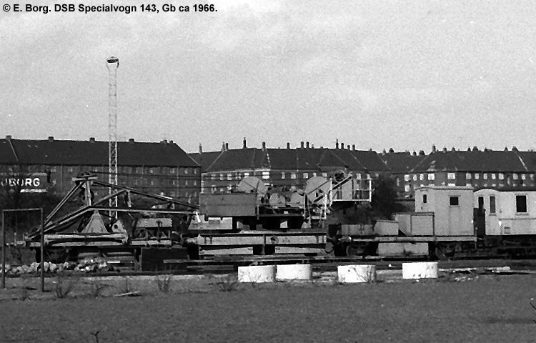 DSB Specialvogn 143<br>Kørekran DSB Specialvogn 143<br>Kørekran