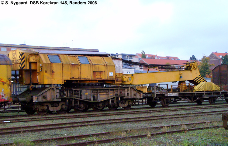 DSB Specialvogn 145<br>Kørekran DSB Specialvogn 145<br>Kørekran