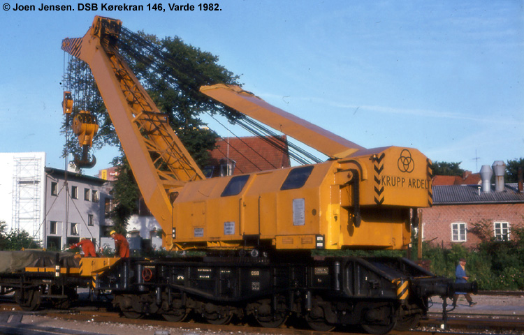 DSB Specialvogn 146<br>Kørekran DSB Specialvogn 146<br>Kørekran