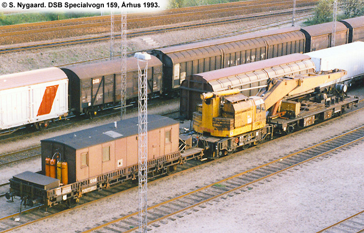 DSB Specialvogn 159<br>Skinneudlægningskran