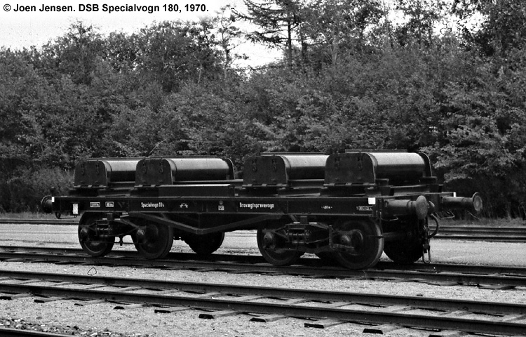 DSB Specialvogn 180<br>Brovægtsprøvevogn DSB Specialvogn 180<br>Brovægtsprøvevogn