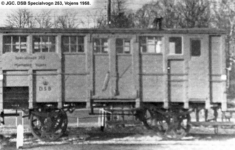 DSB Specialvogn 253<br>Bygningsvogn DSB Specialvogn 253<br>Bygningsvogn