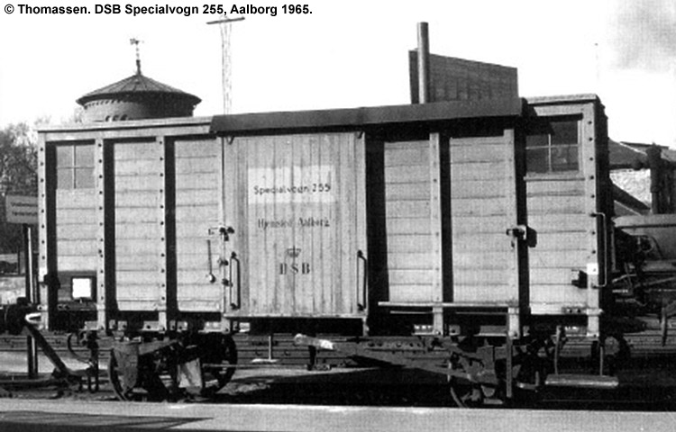 DSB Specialvogn 255<br>Bygningsvogn DSB Specialvogn 255<br>Bygningsvogn