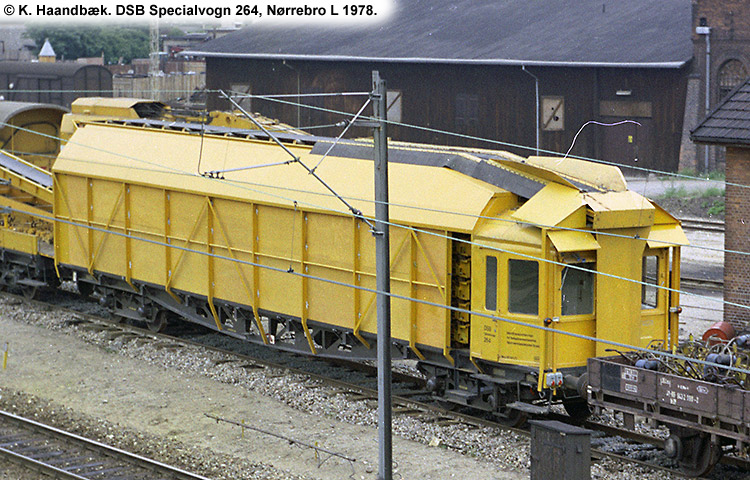 DSB Specialvogn 264<br>Båndtransportør DSB Specialvogn 264<br>Båndtransportør