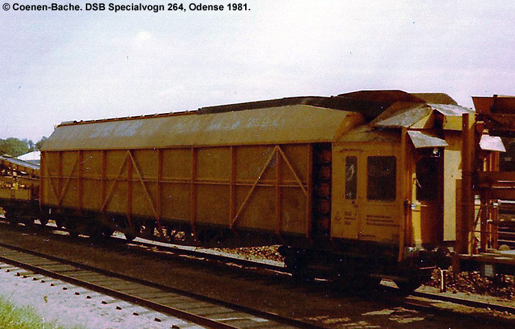 DSB Specialvogn 264<br>Båndtransportør DSB Specialvogn 264<br>Båndtransportør