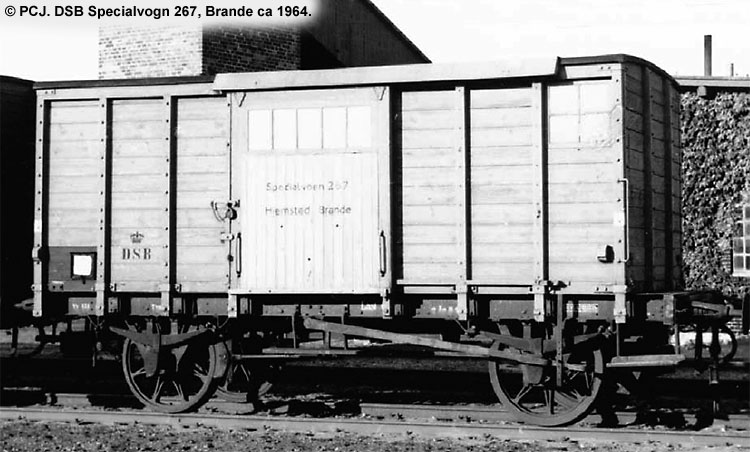 DSB Specialvogn 267<br>Bygningsvogn DSB Specialvogn 267<br>Bygningsvogn