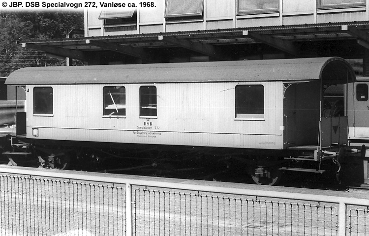 DSB Specialvogn 272<br>Bygningsvogn DSB Specialvogn 272<br>Bygningsvogn