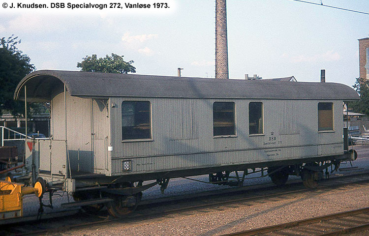DSB Specialvogn 272<br>Bygningsvogn DSB Specialvogn 272<br>Bygningsvogn