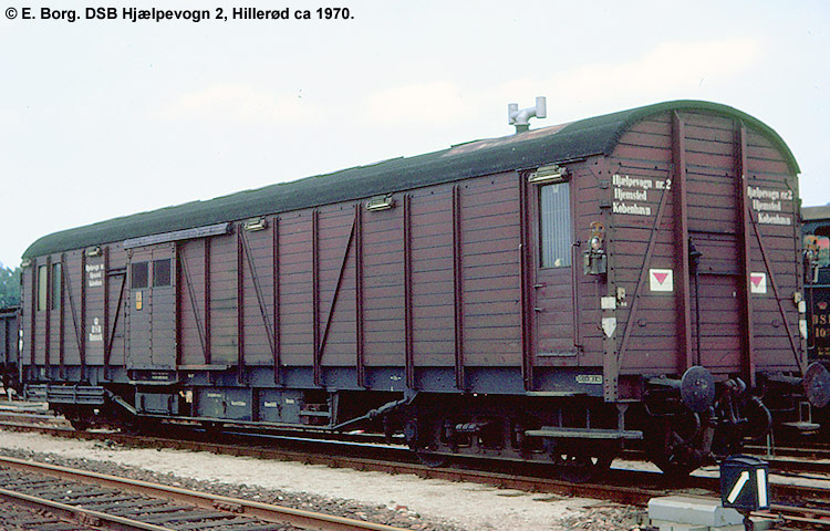 DSB Specialvogn 2<br>Hjælpevogn DSB Specialvogn 2<br>Hjælpevogn