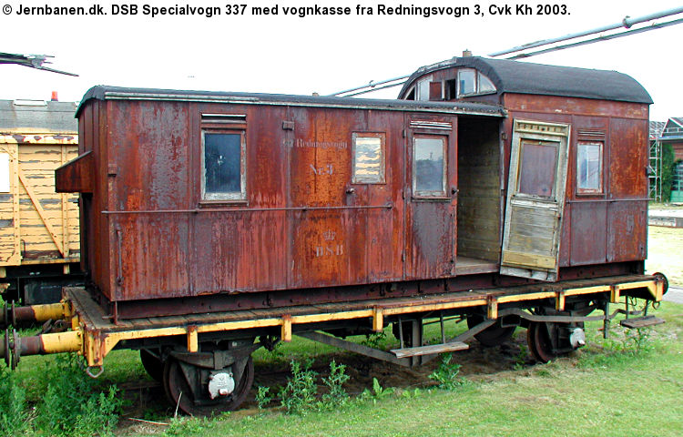 DSB Specialvogn 337<br>Belastningsvogn