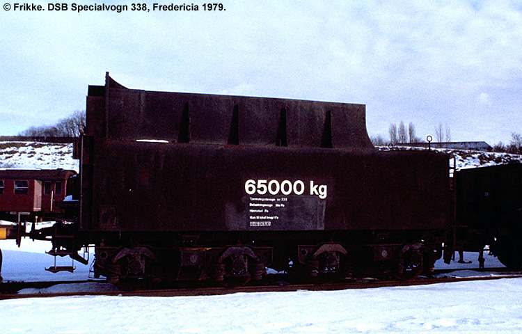 DSB Specialvogn 338<br>Belastningsvogn