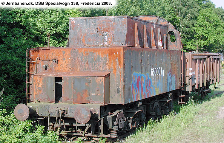 DSB Specialvogn 338<br>Belastningsvogn