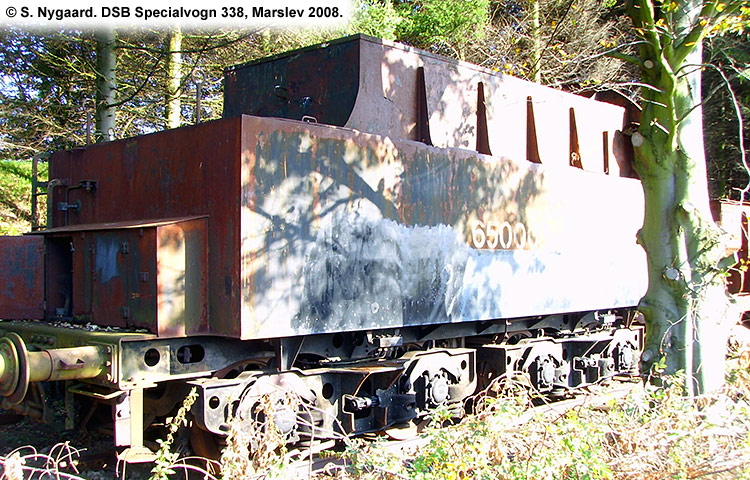 DSB Specialvogn 338<br>Belastningsvogn DSB Specialvogn 338<br>Belastningsvogn