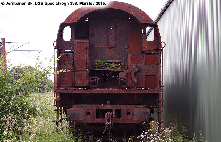 DSB Specialvogn 338<br>Belastningsvogn DSB Specialvogn 338<br>Belastningsvogn