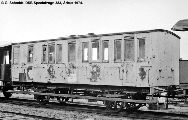 DSB Specialvogn 383<br>Kedelvogn DSB Specialvogn 383<br>Kedelvogn