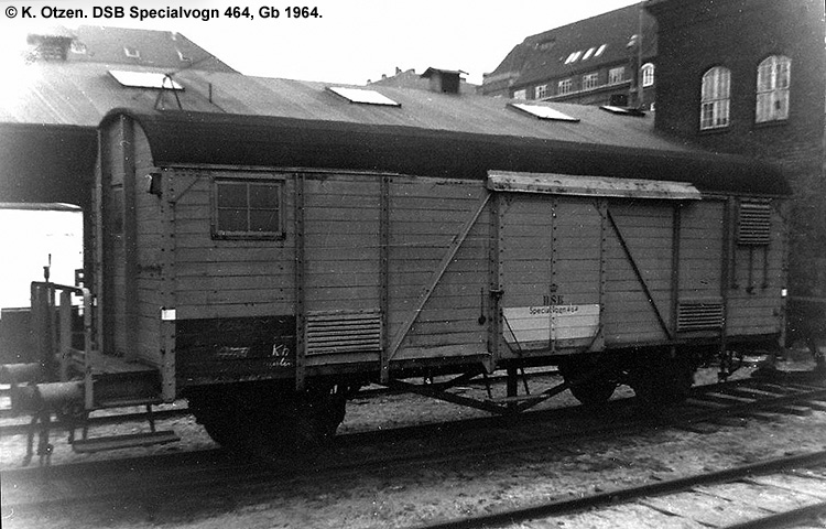 DSB Specialvogn 464<br>Værkstedsvogn for Maskintjenesten