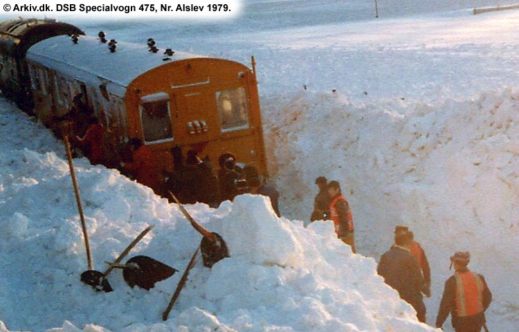 DSB Specialvogn 475<br>Værkstedsvogn for Maskintjenesten